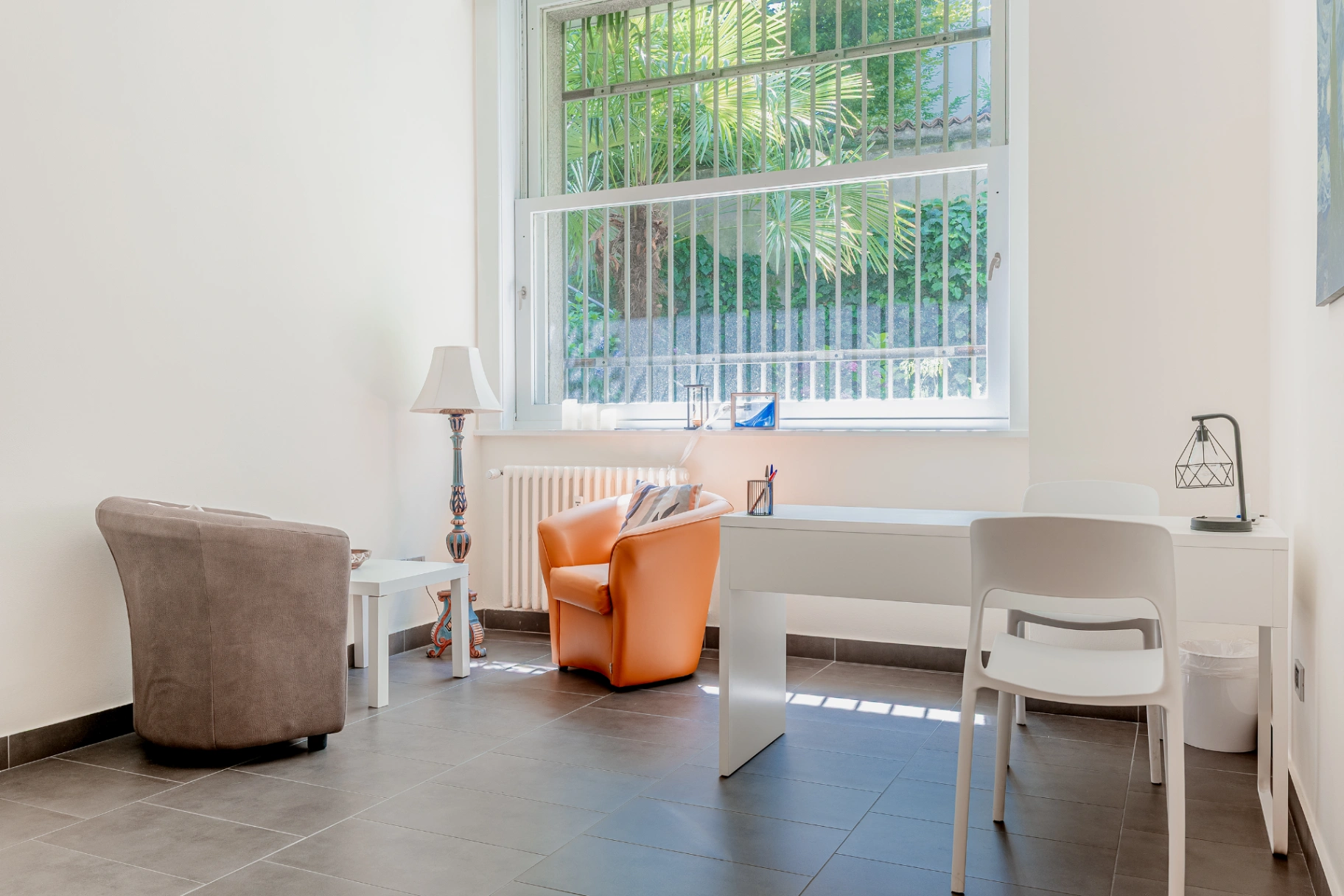 Corridoio con archi · sede WeCare Space Milano